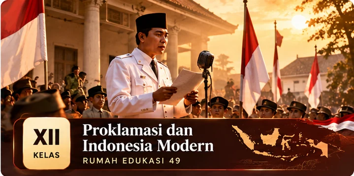 Ilustrasi pembelajaran Sejarah Kelas XII
