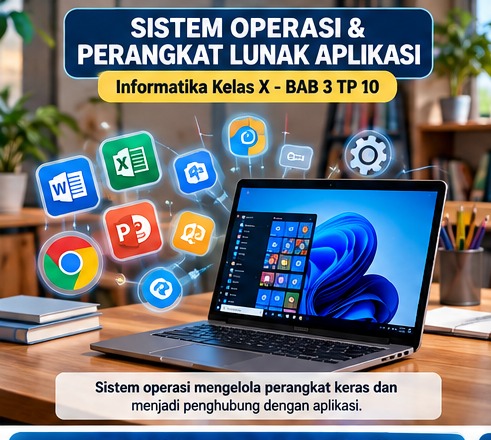 Gambaran umum sistem operasi dan perangkat lunak aplikasi.